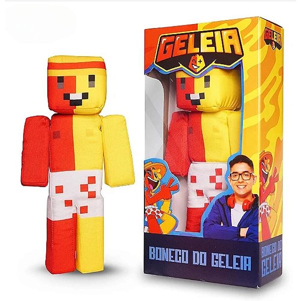 Boneco de Pelucia Geleia Articulado 32cm Youtuber Streamer Cosmo Kids