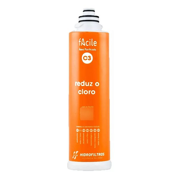 Refil Filtro Para Purificador Facile C3 Hidrofiltros 903-0544