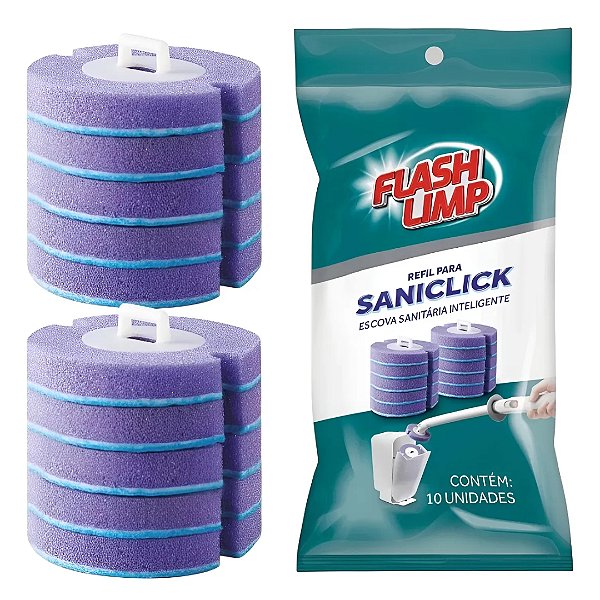 Refil para Escova Sanitaria Privada Saniclick Flash Limp RBAN2659