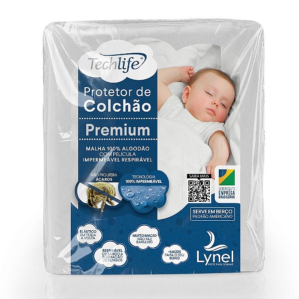 Protetor De Colchão Berço Capa Impermeável Com Elástico 65001
