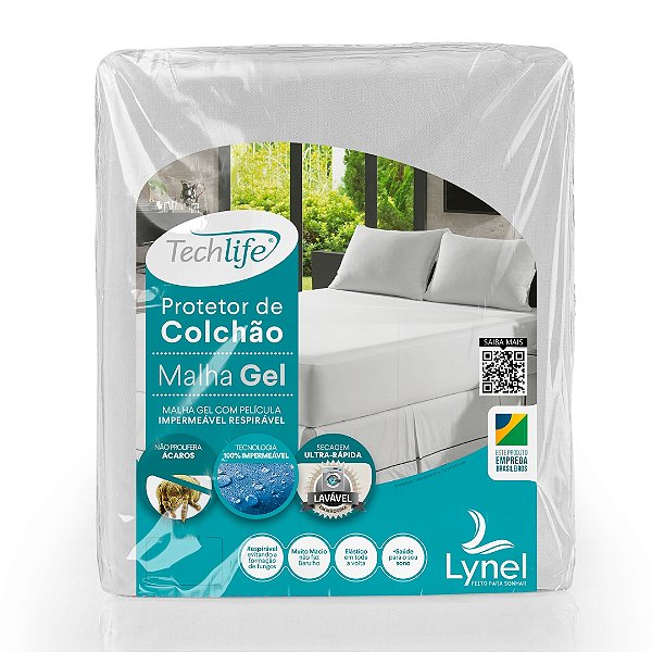 Protetor De Colchão Queen Capa Impermeável Com Elástico 77137
