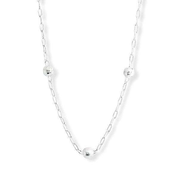 Pulseira de Prata Bolinhas