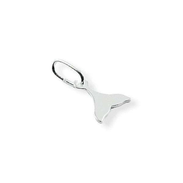 Mini Pingente de Prata Cauda Baleia