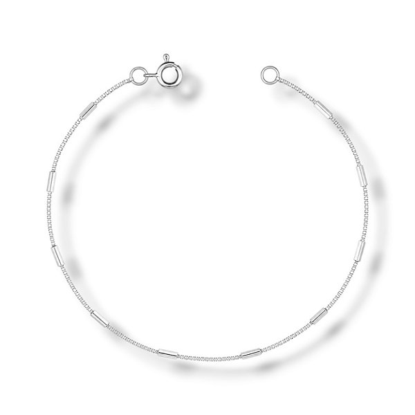 Pulseira de Prata Veneziana Canutilhos
