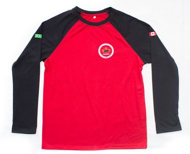 Maple Bear Fundamental II - Camiseta Vermelha Unissex Manga Longa - Ref.146/239