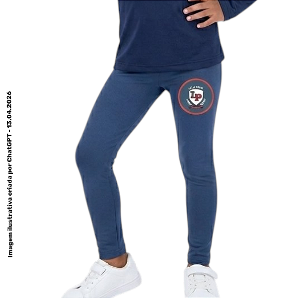 Little People School - Calça Legging Em Suplex - Ref. 255/256