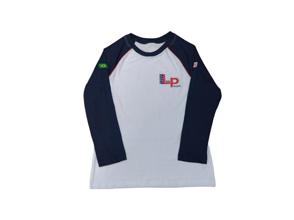 Little People School - Camiseta Branca Unissex Manga Longa - Ref. 248/249