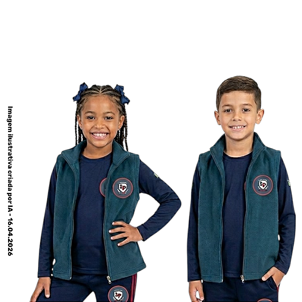 Little People School - Colete Fleece Unissex - Ref. 242/243