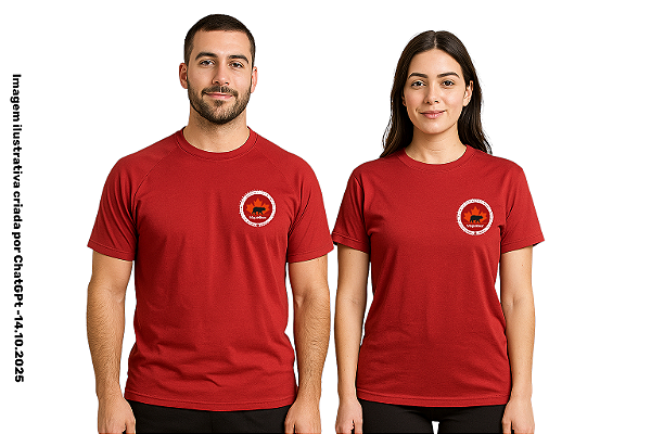 Colaborador (funcionário) Maple Bear - Camiseta Unissex Manga Curta Logo Fundamental - Confecção sob pedido - Ref. 238