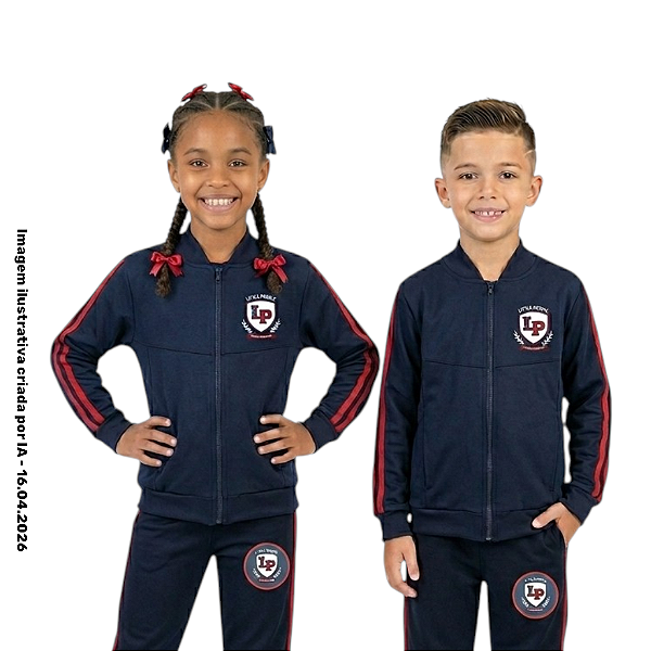 Little People School - Jaqueta Helanca Unissex - Ref. 158/188
