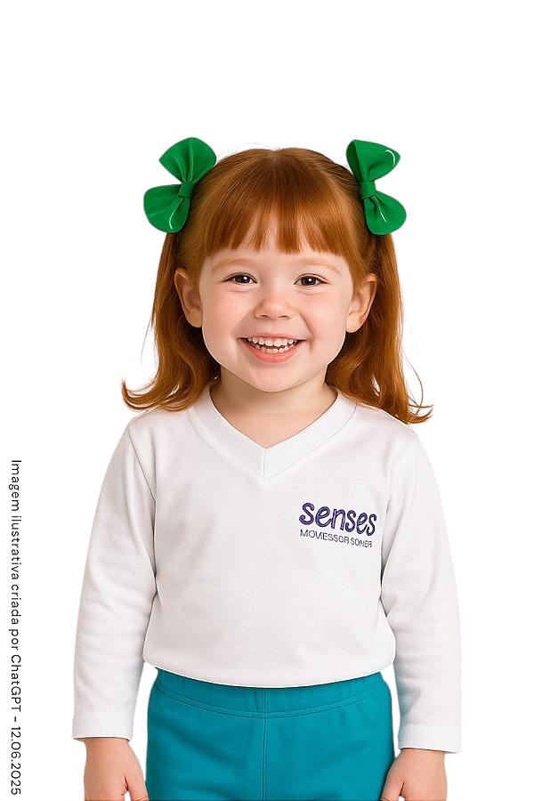 Senses Montessori - Camiseta Manga Longa - Ref. 121