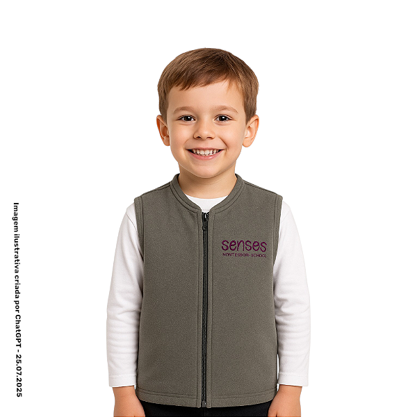 Senses Montessori - Colete em Fleece - Ref. 123