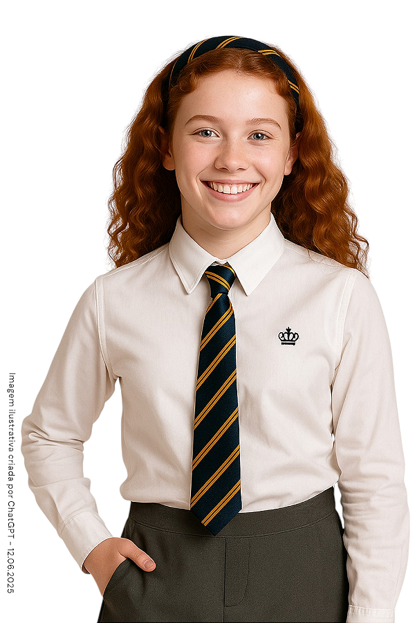 BCB - Secondary - White Winter Shirt Girls - Ref. 487
