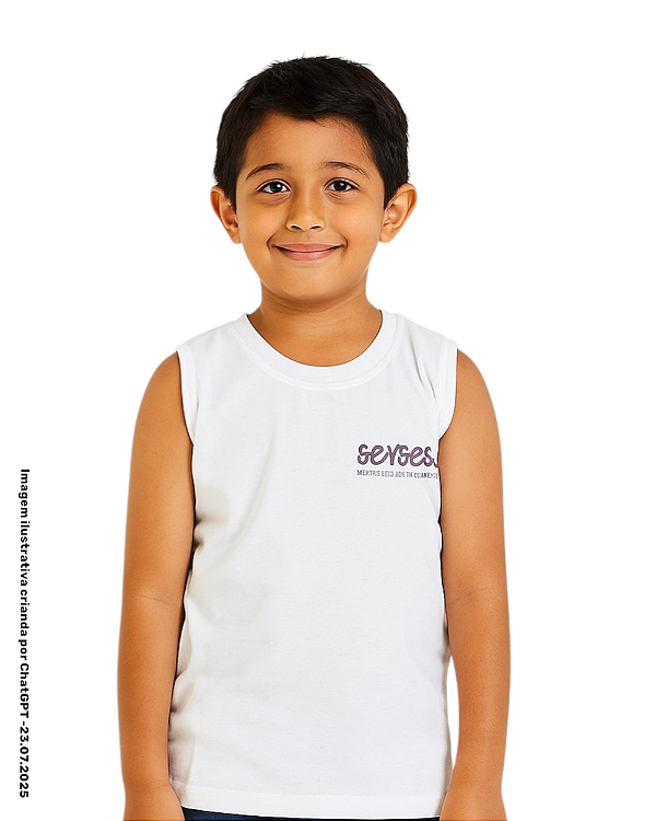 Senses Montessori - Camiseta Regata Unissex - Ref. 122