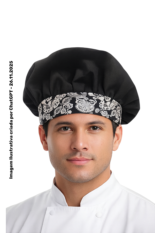 Touca Tipo Gorro Chef