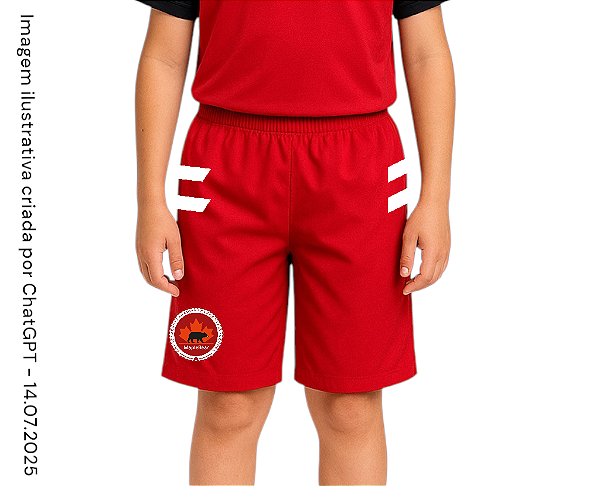 Maple Bear Fundamental I & II - Bermuda Tactel - Masculina - Ref. 148/185