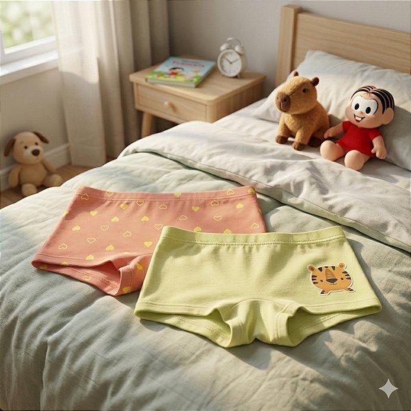 Kit com 8 Calcinhas BOXER Confortáveis, Estilosas e de Alta Qualidade!