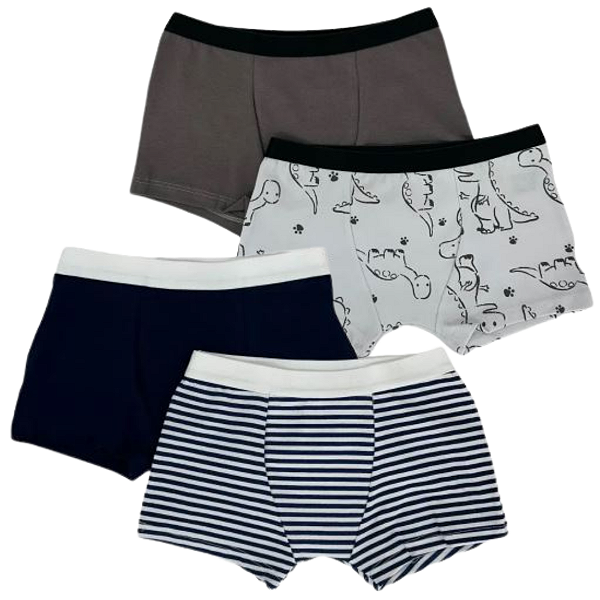 Kit 6 Cuecas Boxer para Meninos – Leves, Confortáveis e Resistentes!