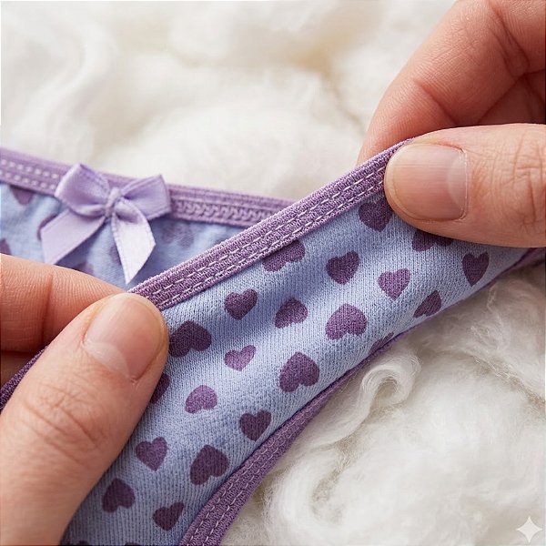 KIT Leve 12 e Pague 10 Calcinhas Algodão Premium – Ideal para Pele Sensível e Rotina Escolar