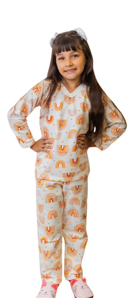 Pijama FLANELADO para Pequenas Princesas - Mais Quentinho, Mais Amor 💕