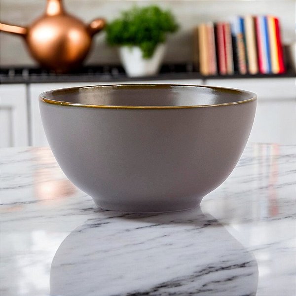 Bowl Minimalista Cinza