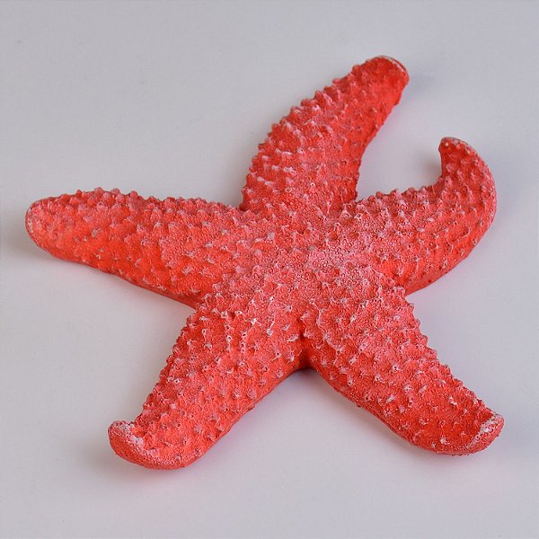 Enfeite Estrela do Mar Vermelha 16cm
