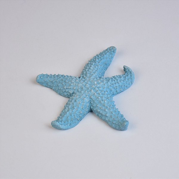 Enfeite Estrela do Mar Azul 11cm