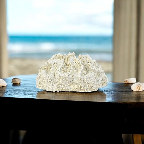 Enfeite Coral Branco