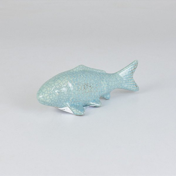 Peixe Ceramica Azul