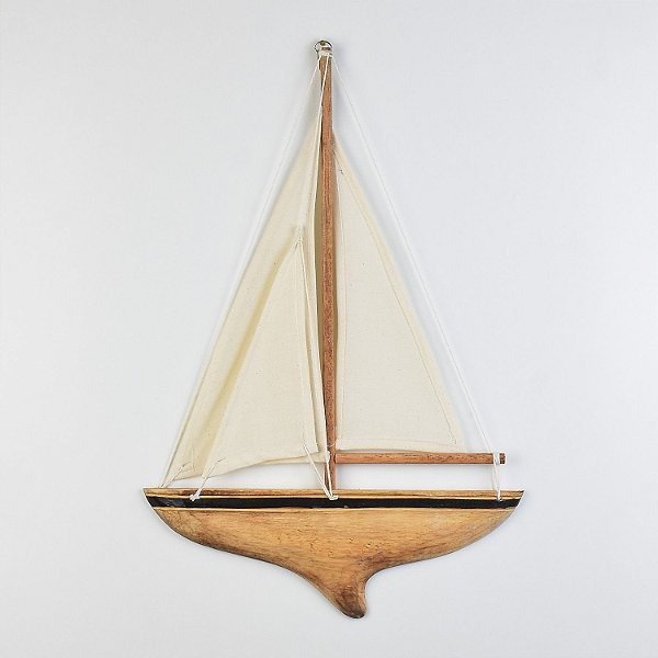Enfeite Veleiro de Parede  64cm