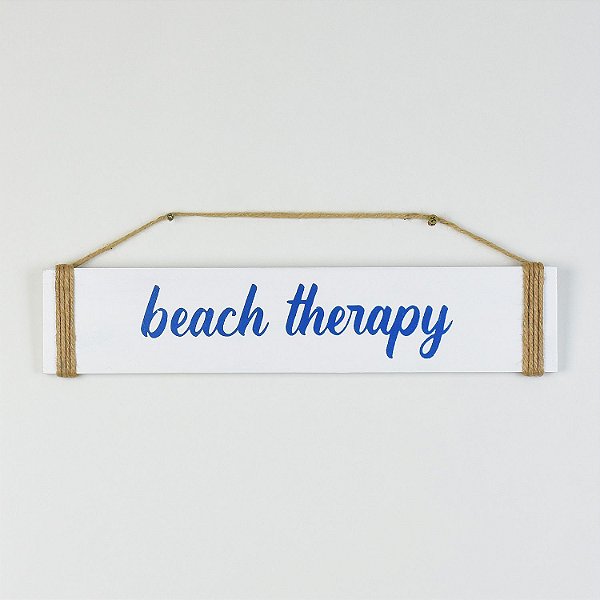 Placa Beach Therapy Branca