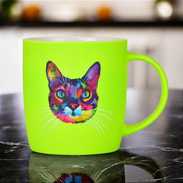 Caneca Verde  Limão Gato