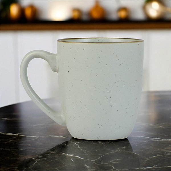 Caneca Branca 10 cm em Cerâmica 350ml
