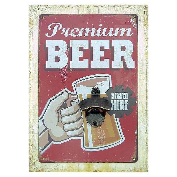 Abridor de Parede Premium Beer