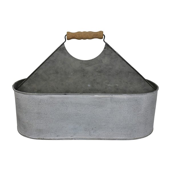 Vaso de Metal com 2 Divisórias