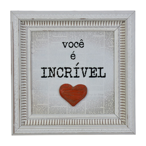 Quadro Azulejo 20x20 Incrível em Cerâmica