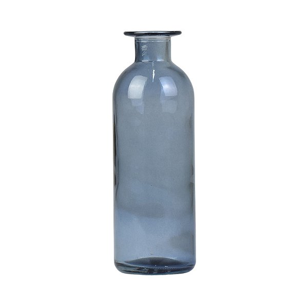 Vaso Transparente Preto em Vidro