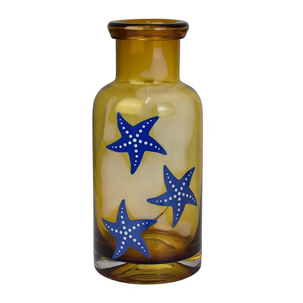 Garrafa Fumê Marrom em Vidro