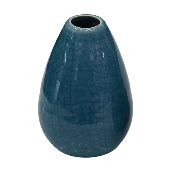 Vaso Clean Azul em Cerâmica