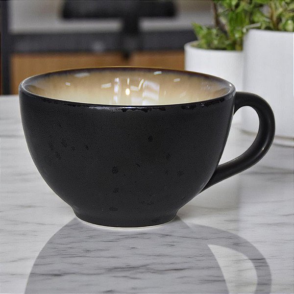 Caneca Moon Branco em Cerâmica 200 ml