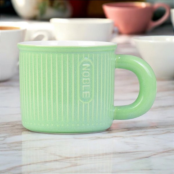 Caneca Color Verde em Cerâmica