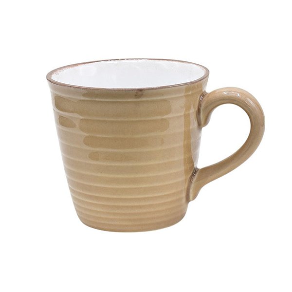 Caneca Vintage Marrom 10Cm