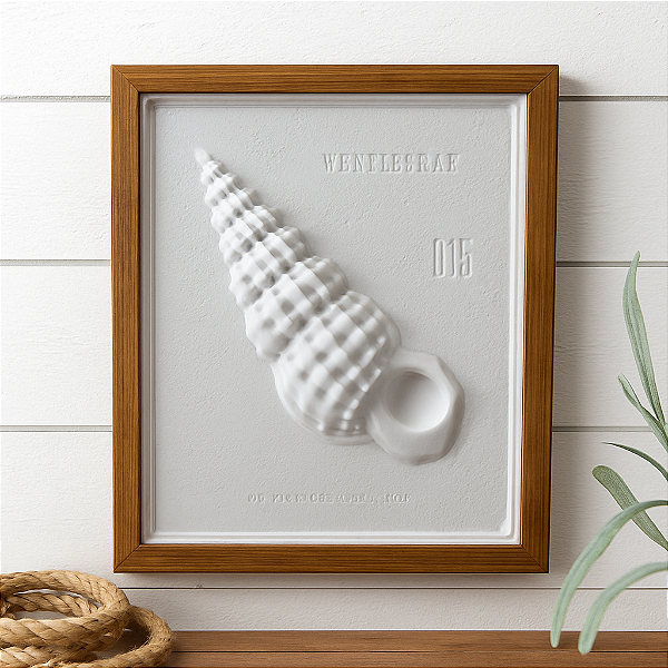 Quadro 3d Concha Caracol