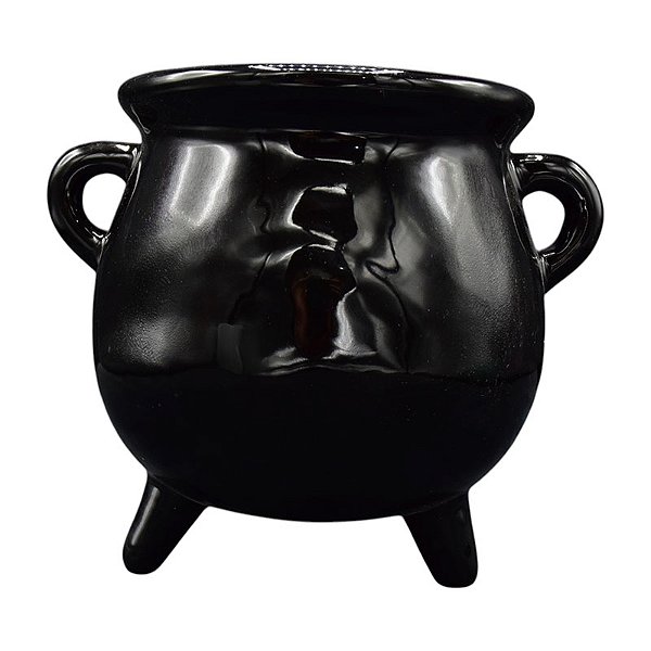 Caldeirão Preto Em Ceramica