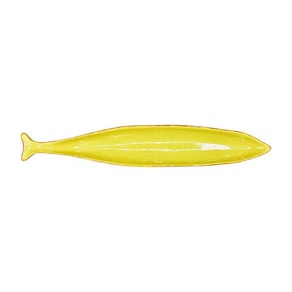 Prato Cerâmica Peixes Finos M Verde