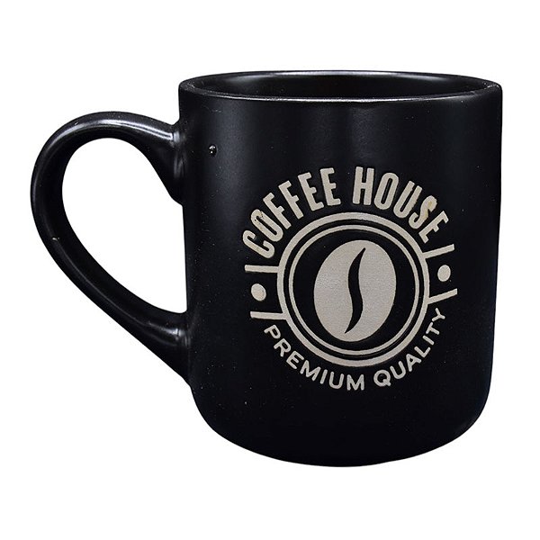 Xícara Coffe House Preto