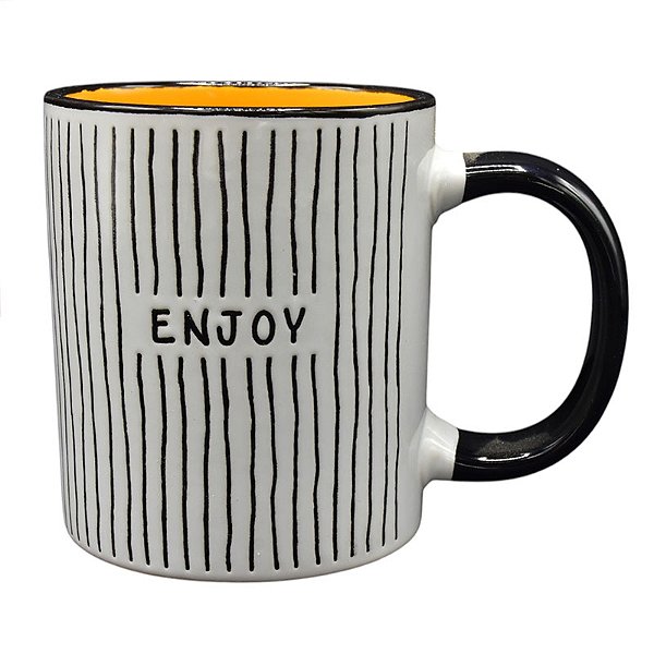 Xícara Enjoy Laranja