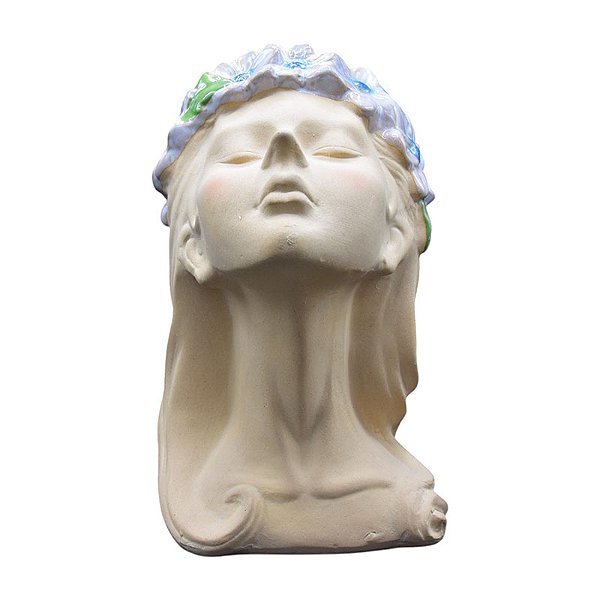 Vaso De Flores Menina Olhando Para Cima