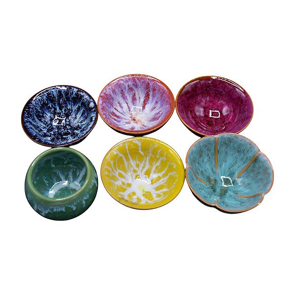 Molheira De Ceramica Pintura Azul Sortidas