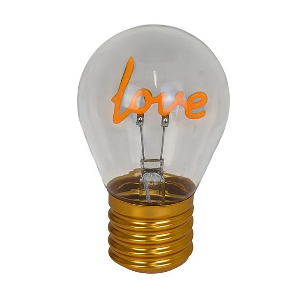 Lampada Plastica Love